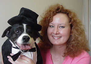 Duncan in a tux with Karla
